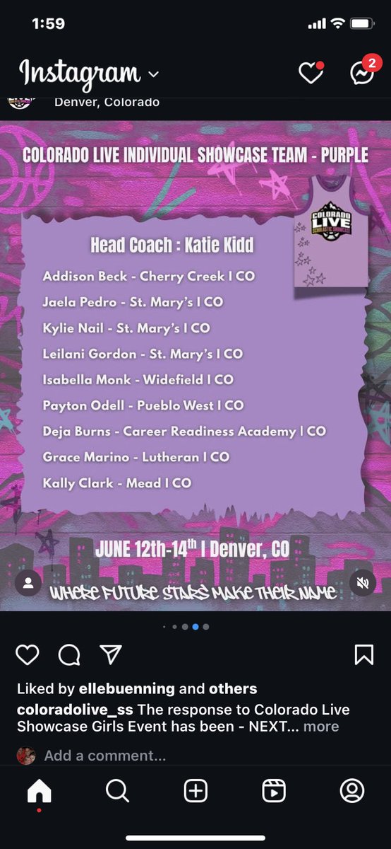Schedule drop coming later today…<a href="/ColoradoLive_SS/">COLORADO LIVE Scholastic Showcase</a>