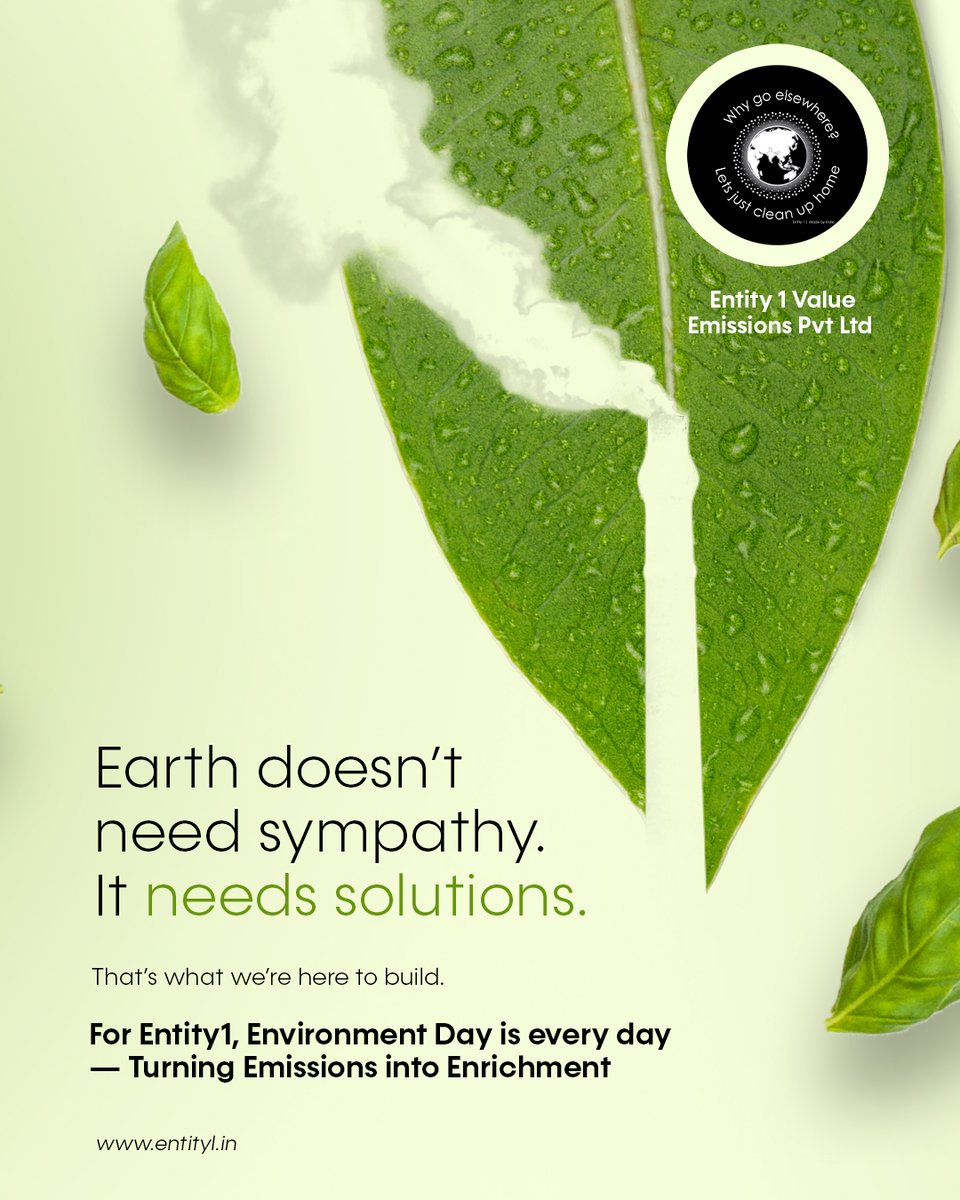 Entity_1_'s tweet photo. Action over awareness — we’re here to make impact, not noise.🌍
.
#Entity1 #WhatEarthDeserves #Entity1valueemissions #ESG #Worldenvironmentday #Carboncapture #Hydrogen #Sustainability #Greentechnology #Netzero #Renewableenergy #Wastemanagement https://t.co/ZbUhTHZ6Ri