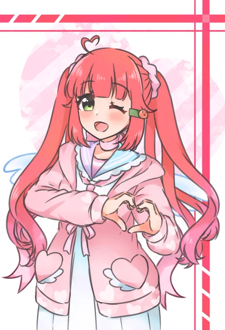 お絵かき配信おつとまでした～!! マジカルエンジェルの新鮮が無事完成しました～! 来てくれた方ありがとう! アーカイブもあります