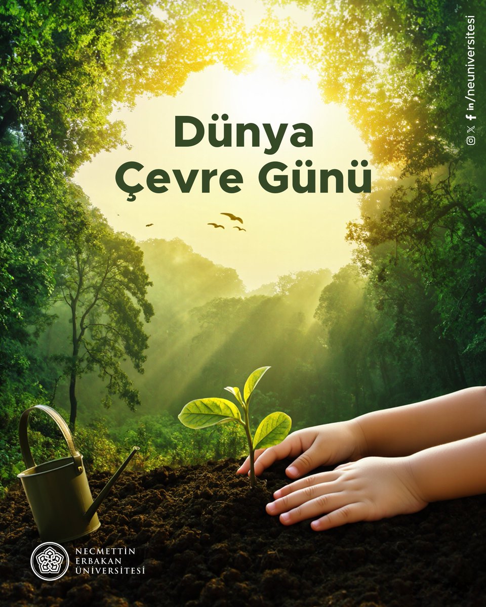 Geleceğimizi yeşillendirmek elimizde. Doğayı sev, koru ve yaşat! 🌱♻️

#DünyaÇevreGünü 💚