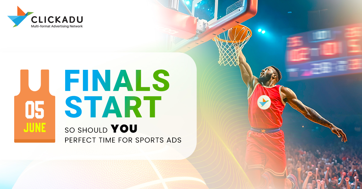 🚨 UEFA’s done, but the game’s not over — NBA Finals start tonight!

🏀 Game 1: OKC Thunder vs. Pacers
📍 June 5 | Live from Paycom Center

🔥 Sports ad traffic is peaking.
🎯 Time to scale betting campaigns.

📈 bit.ly/3FK0vfv

#Clickadu #NBATraffic #Finals2025