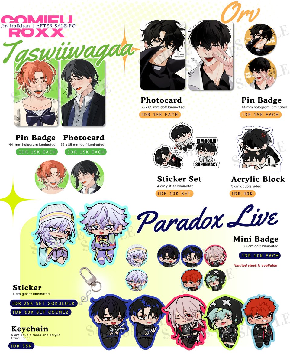 [💚🔄 are appreciated]

#CFXX Mail Orders PO + Giveaway in the thread below!
🗓️ June 5-15, 2025
🔗 forms.gle/aaWD1EWwLt2UWW…

👾ALNST 🗡️ORV 💚TGSWIIWAGAA 🎤PARALIVE