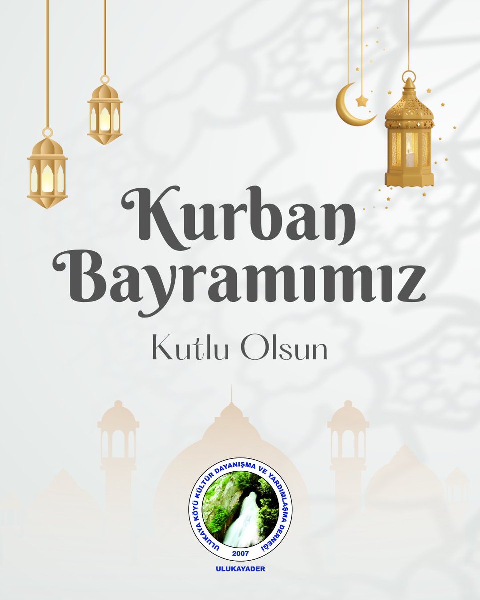 Ulukayader's tweet photo. Paylaştıkça güzelleşen bayramların en anlamlısı Kurban Bayramımız mübarek olsun. Sevgi, huzur ve bereket sizinle olsun. https://t.co/PkiioRU42S
