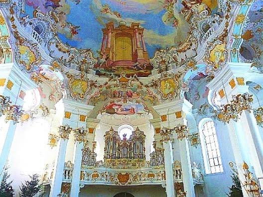 一度行ってみたい教会 ドイツ ヴィース教会（世界遺産） 綺麗すぎん？