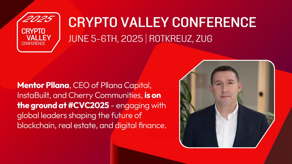 InstaBuilt (@builtinsta) on Twitter photo 🚀 Our CEO <a href="/MentorPllana/">Mentor Pllana</a> is live at #CVC2025 in Zug!
Representing:
🏗️ InstaBuilt – modular, green construction
🏘️ Cherry Communities – smart housing
💡 Pllana Capital – tokenized real estate
Let’s connect on #Web3, #DLT & #Sustainability 🌍
🔗 cryptovalleyconference.com 🚀 Our CEO <a href="/MentorPllana/">Mentor Pllana</a> is live at #CVC2025 in Zug!
Representing:
🏗️ InstaBuilt – modular, green construction
🏘️ Cherry Communities – smart housing
💡 Pllana Capital – tokenized real estate
Let’s connect on #Web3, #DLT & #Sustainability 🌍
🔗 cryptovalleyconference.com