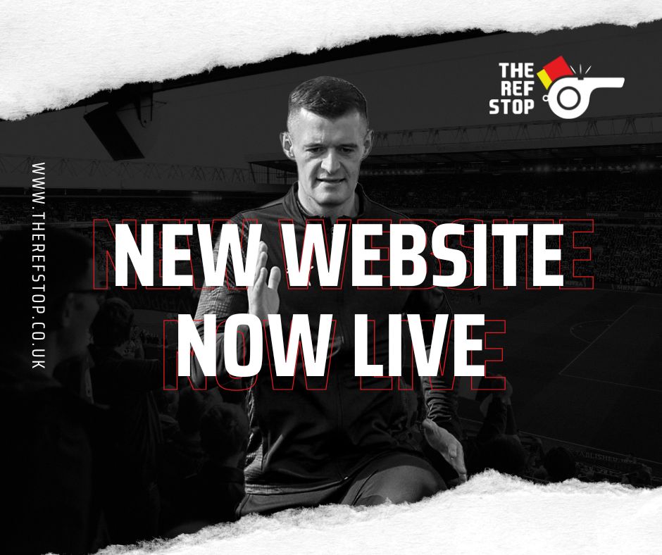 📣 Our partners, <a href="/TheRefStop/">The Ref Stop</a>, have launched a brand-new website, supporting match officials at every level!

We’re proud to support the launch of the new Ref Stop website — the go-to one-stop shop for referees across all levels of the game.