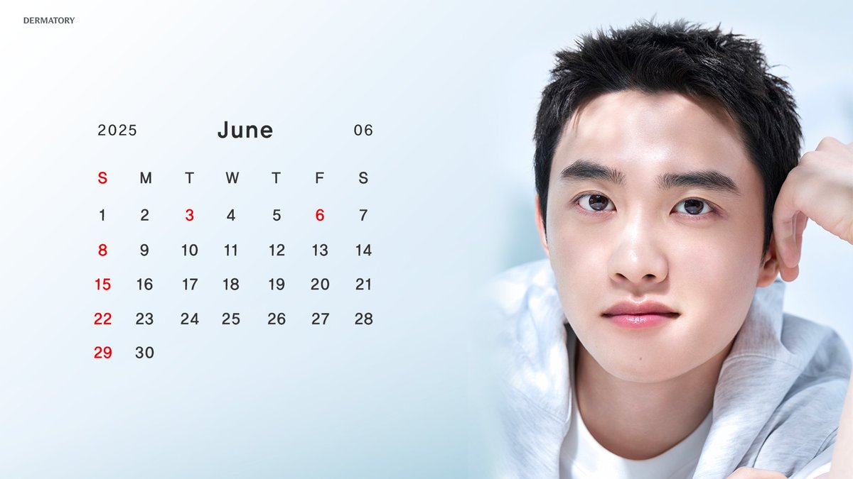 태양보다 뜨거운 도경수 6월 캘린더로 여름 준비 완료🔥