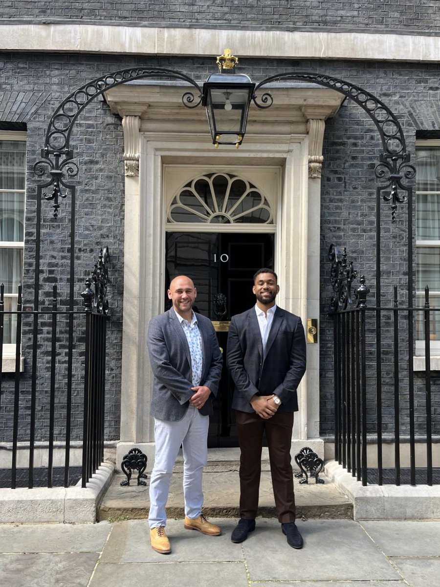 Saracens Rugby Club (@saracens) on Twitter photo An afternoon with <a href="/10DowningStreet/">UK Prime Minister</a> for #YourSaracens💫!
Head Coach Joe Shaw & <a href="/AndyChristie43/">Andy Onyeama-Christie</a> attended a reception at No.10 for charity Show Racism the Red Card on Monday. 👏 An afternoon with <a href="/10DowningStreet/">UK Prime Minister</a> for #YourSaracens💫!
Head Coach Joe Shaw & <a href="/AndyChristie43/">Andy Onyeama-Christie</a> attended a reception at No.10 for charity Show Racism the Red Card on Monday. 👏