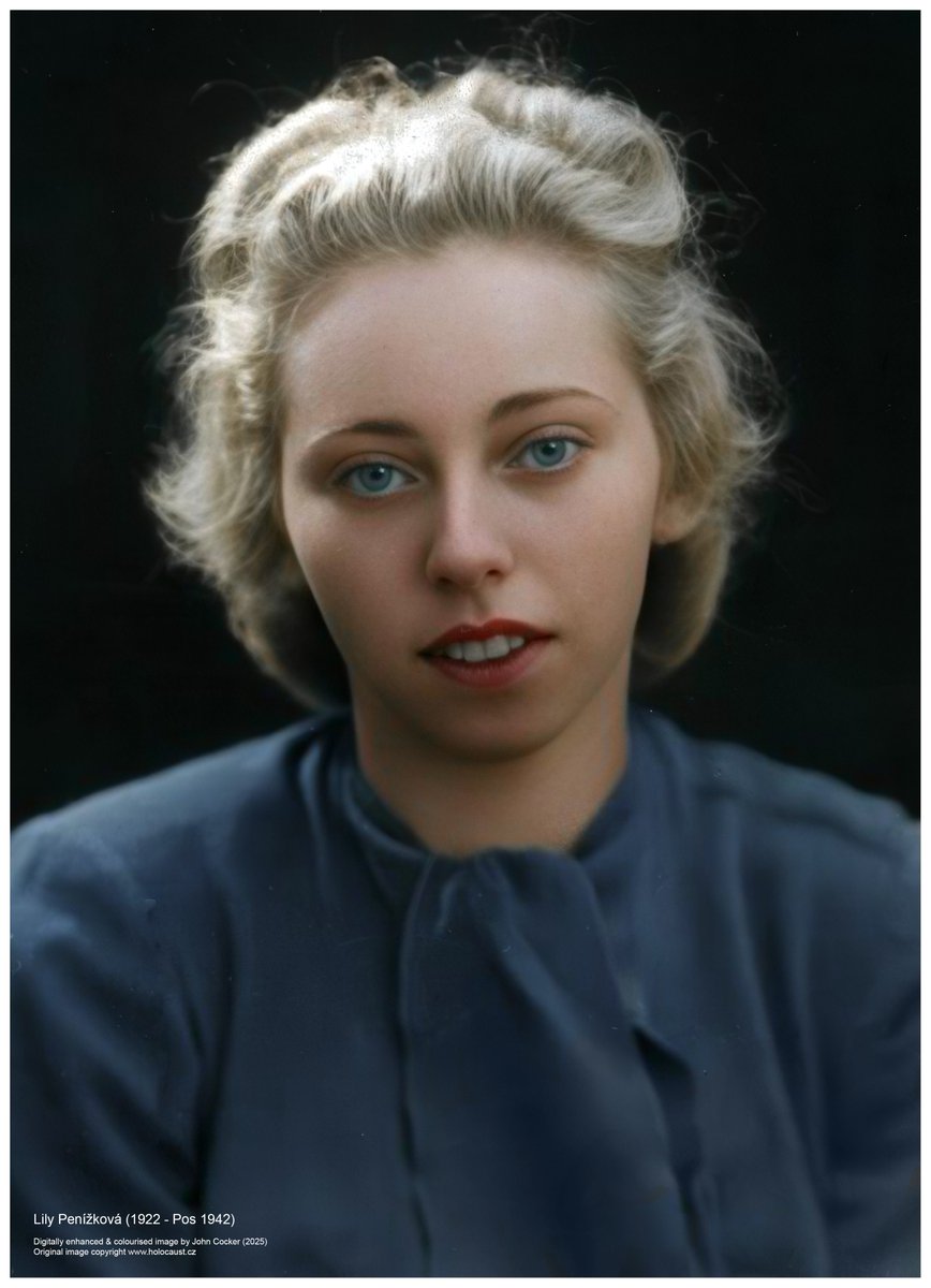 joecocker15's tweet image. On this day in 1922 a Czech Jewish woman was born. On the 18 Jan 1942 she was deported to Theresienstadt and on the 1 Sep 1942 she was deported to Raasik. She perished in the Shoah. Her name was Lily Penížková