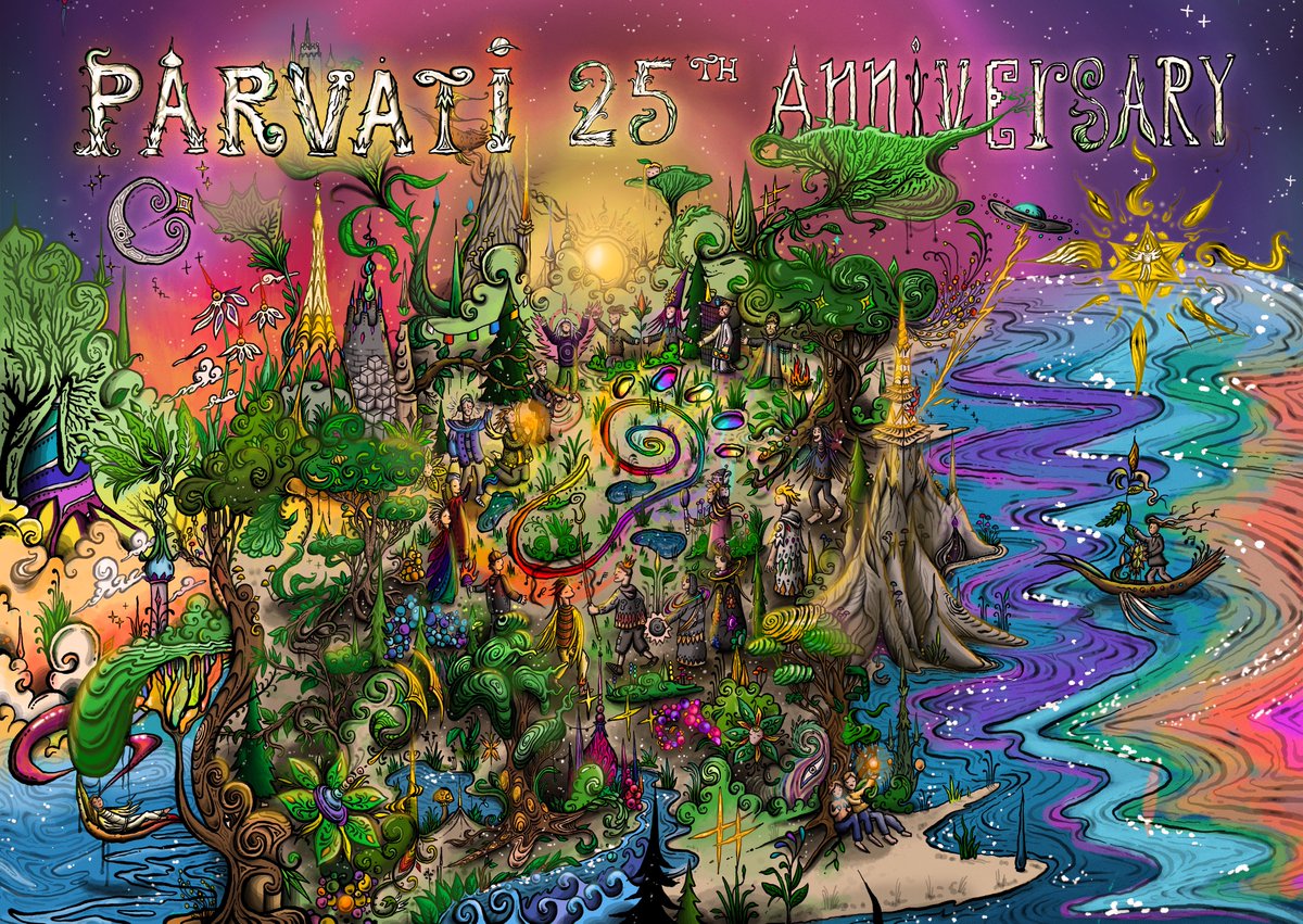 Ruben Topia (@rubentopia1) on Twitter photo Artwork I did for my favorite psychedelic label:
Parvati Records 🧙♀️ Artwork I did for my favorite psychedelic label:
Parvati Records 🧙♀️