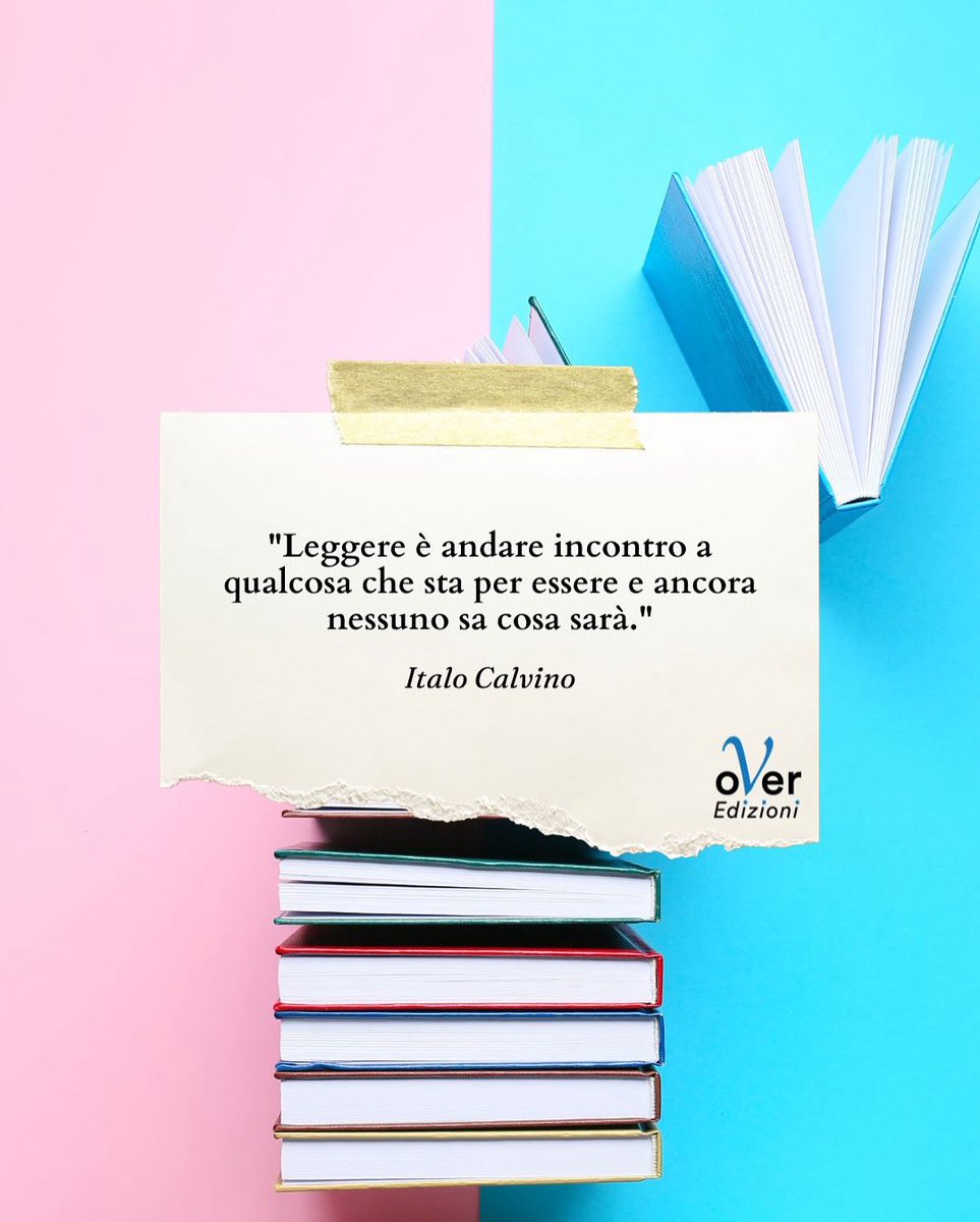 📚 "Leggere è andare incontro a qualcosa che sta per essere e ancora nessuno sa cosa sarà." – #ItaloCalvino

Ogni #libro è una porta aperta sull’imprevisto.
Che sia una storia, un’idea o un’emozione, leggere significa esplorare l’ignoto con la mente e con il cuore. ✨