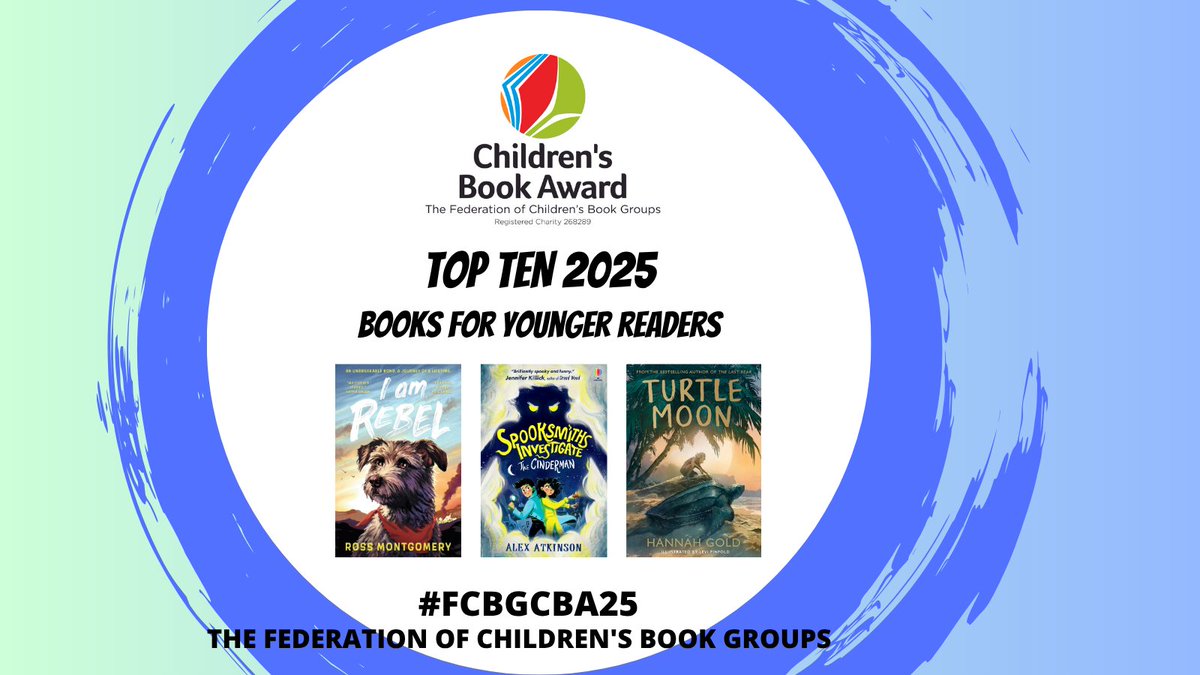 FCBGNews's tweet photo. There's a cracking shortlist for the 2025 CBA books for  younger readers 

Which has been chosen by the readers themselves?

Tune into the award ceremony livestream at 1.45 to be first to know.  Get the link here https://t.co/CamogSRSOX

#FCBGCBA25 https://t.co/Vy33XW4iUH