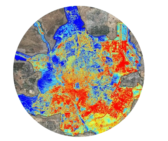 🌆¿Sabías que las ciudades pueden ser hasta 7 °C más cálidas que su entorno rural?
Este fenómeno, llamado Isla de Calor Urbano, se puede analizar con mapas generados a partir de datos geoespaciales
La clave: actuar con soluciones basadas en la naturaleza

acortar.link/ScUW2X
