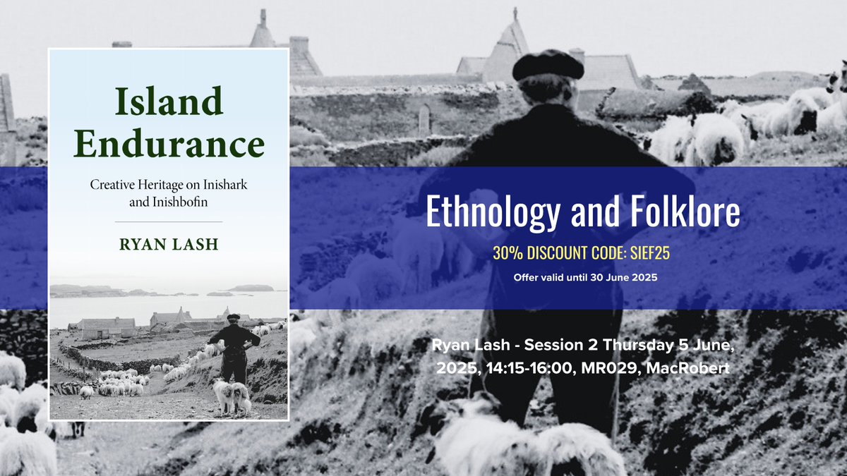 Many look to Ireland's islands as resistant to change. Lash offers an alternative, examining two islands where people have cultivated heritage to confront new opportunities

📚ow.ly/SCne50W2rtK
Browse more titles: ow.ly/fBNl50W2rtJ
<a href="/iupress/">Indiana University Press</a> <a href="/siefhome/">siefhome</a> <a href="/rplash/">Ryan Lash</a> #SIEF2025