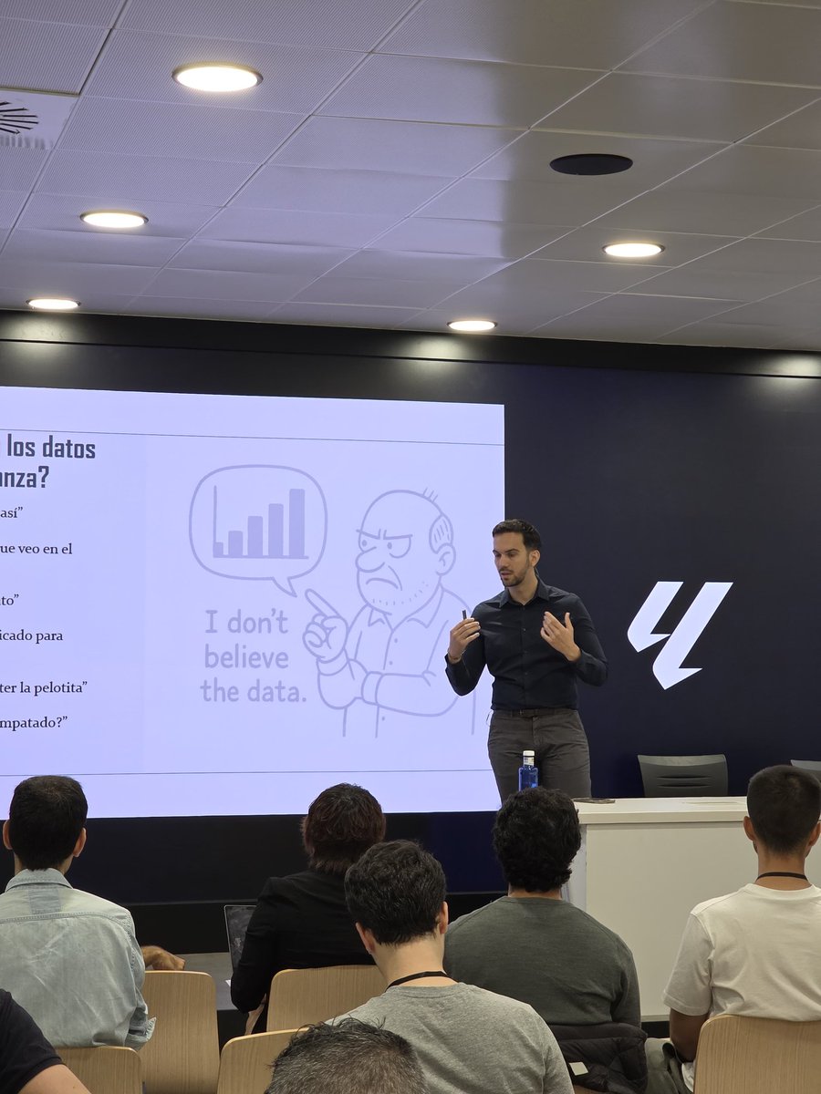Primer ponente del Workshop Football Analytics: Mario Prieto nos habla sobre la cultura del dato en el análisis deportivo.
#footballanalytics2025