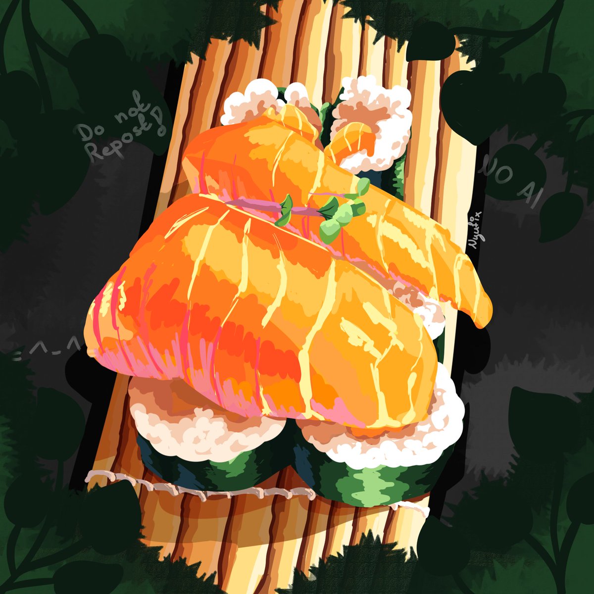 === 🍣 Sushi Study 🍣 ===

I....don't even like or eat Sushi.....but here have Sushi 

| #NyufixArt