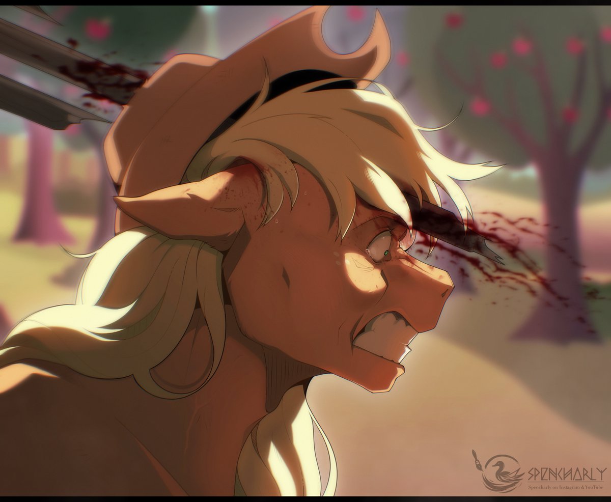 Brain work 2.0 Redraw
(Speedpaint on my YouTub Channel)
.
#mlpart #mlpgore #redraw #applejack #mlpfanart
