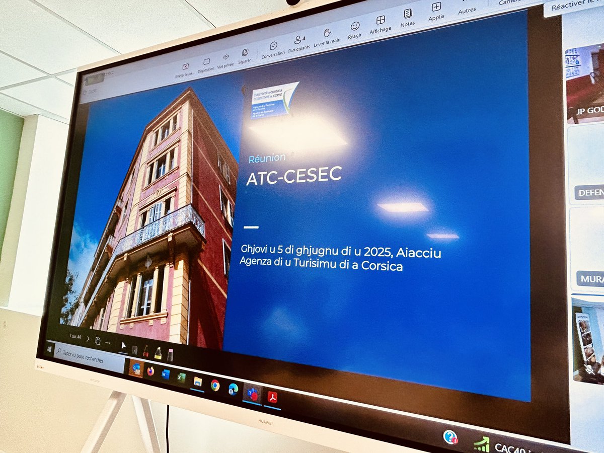 Conseil Economique Social Environnemental Culturel (@cesecdecorse) on Twitter photo Ce matin : échanges entre le Bureau (Pdte, VP et Pdts de commissions) du <a href="/CesecDeCorse/">Conseil Economique Social Environnemental Culturel</a> et l’<a href="/ATC_corse/">Agence du Tourisme de la Corse (ATC)</a> autour des missions de l’Agence du Tourisme Corse, de son développement et des perspectives d’avenir en la matière. Ce matin : échanges entre le Bureau (Pdte, VP et Pdts de commissions) du <a href="/CesecDeCorse/">Conseil Economique Social Environnemental Culturel</a> et l’<a href="/ATC_corse/">Agence du Tourisme de la Corse (ATC)</a> autour des missions de l’Agence du Tourisme Corse, de son développement et des perspectives d’avenir en la matière.