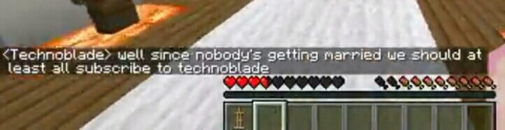 that feel when you get left at the altar but technoblade's your best man