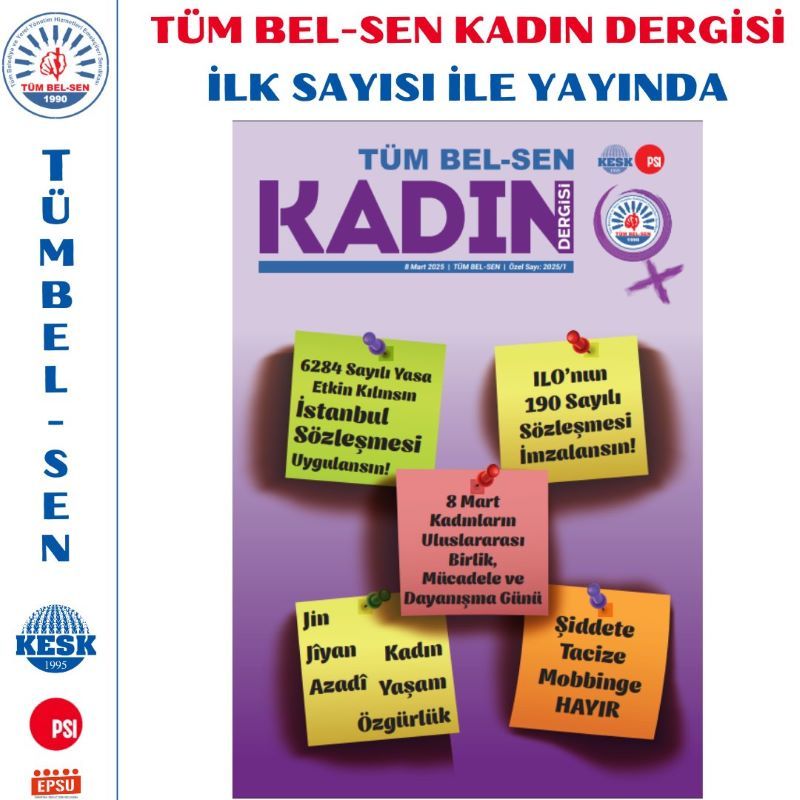 Tüm Bel-Sen’den feminizm odaklı sendika dergisi 

Yerel yönetim emekçileri tarafından yayınlanan "kadın" adlı dergi belediyelerde çalışan kadınların gündemi açısından farklı bir perspektife sahip.

✍️Ayla Önder yazdı. 
<a href="/tumbelsen/">TÜM BEL-SEN</a>

kadinisci.org/tum-bel-senden…