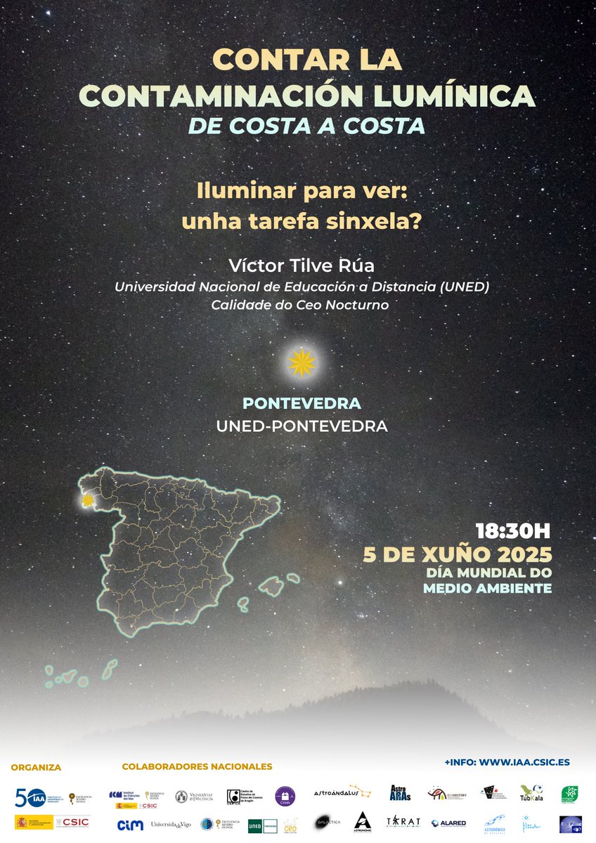 Calidade do Ceo (@calidadedoceo) on Twitter photo Hoxe na <a href="/unedpontevedra/">UNED Pontevedra</a> falamos de contaminación luminosa Hoxe na <a href="/unedpontevedra/">UNED Pontevedra</a> falamos de contaminación luminosa