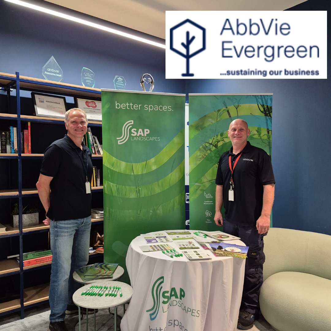 We were delighted to receive an invitation from <a href="/abbvie/">AbbVie</a>  to participate in their Energy Day event in Dublin 17, yesterday, allowing us to present our Green Team initiatives, demonstrating our commitment to creating and sustaining beautiful natural spaces. 

#saplandscapes