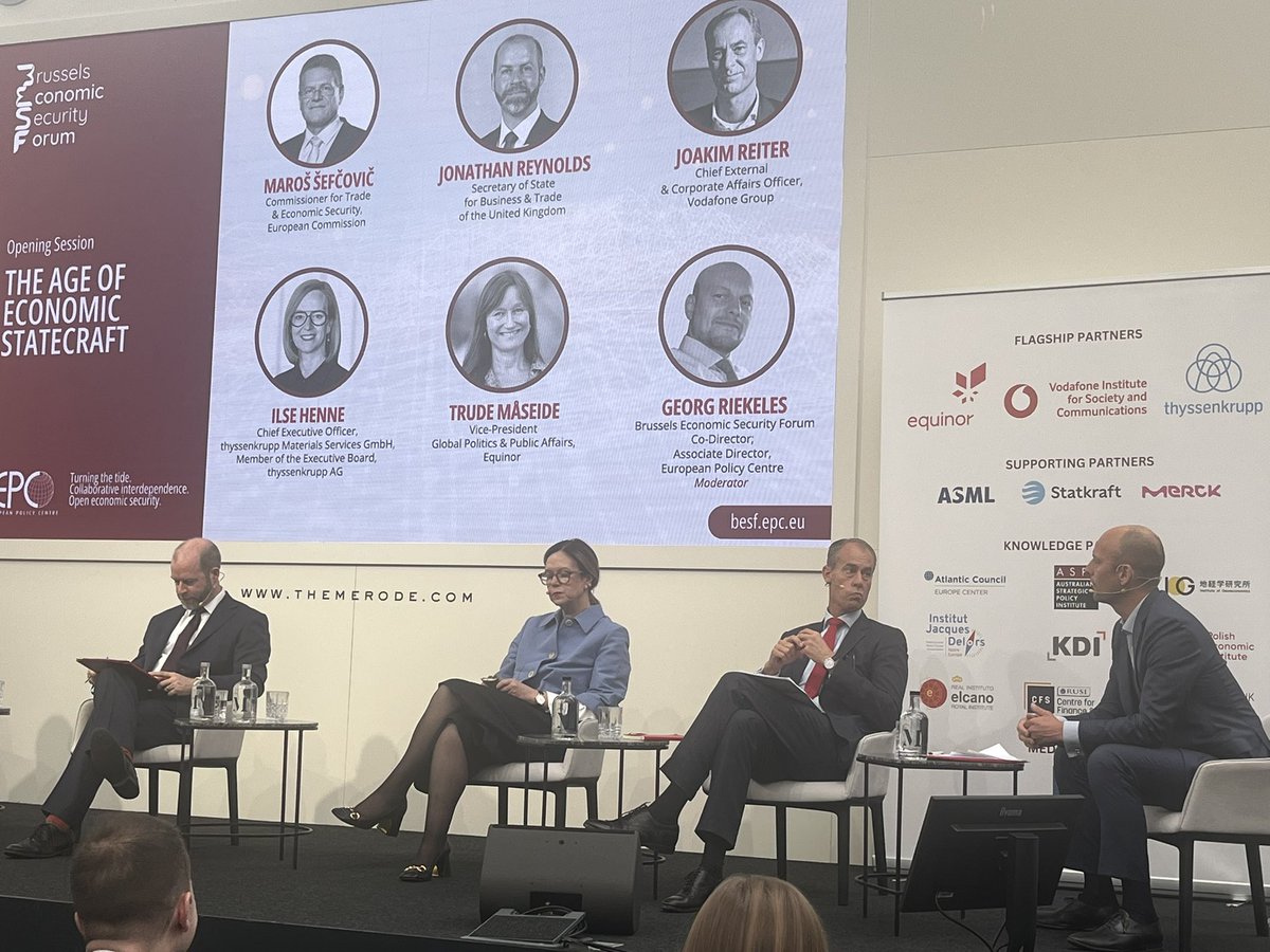 Today in Brussels <a href="/ASPI_org/">ASPI</a> is pleased to join <a href="/epc_eu/">European Policy Centre</a> for the Brussels Economic Security Forum. 

A timely debate given distractive (&amp; disruptive) trade relations w/US; continued challenges from China’s (non-) trade practices; &amp; Europe’s desire for (instant) strategic autonomy.