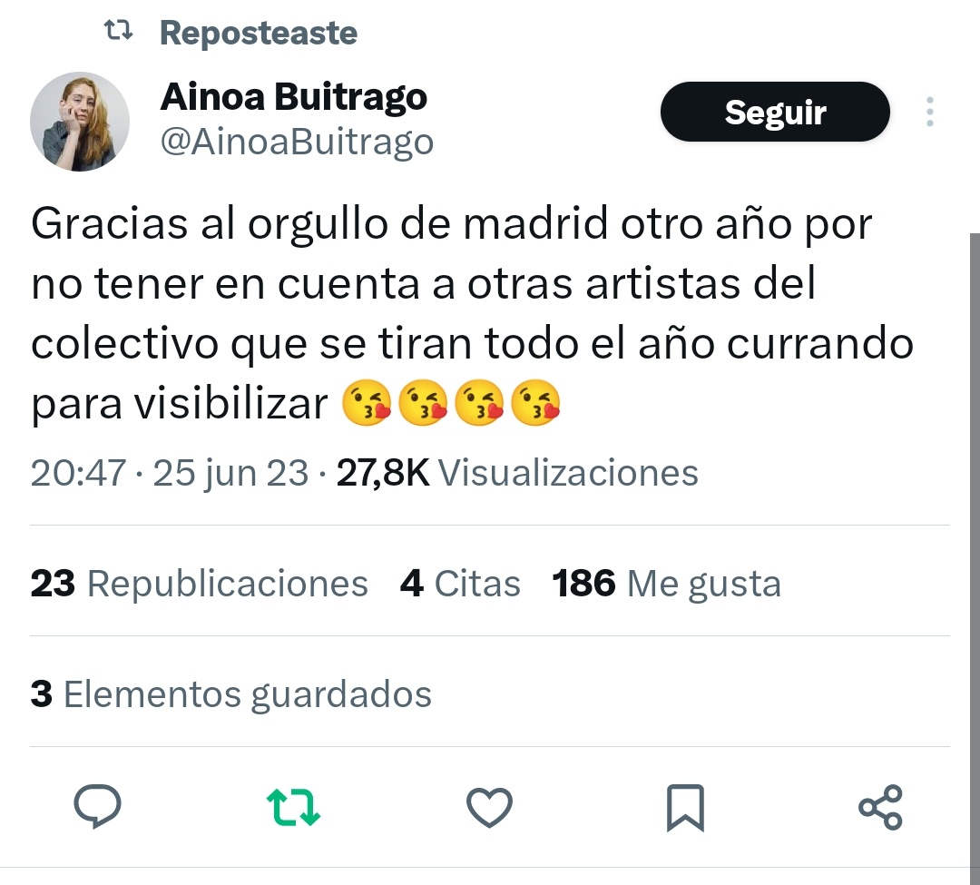 acordándome de este twit de ainoa buitrago un año más