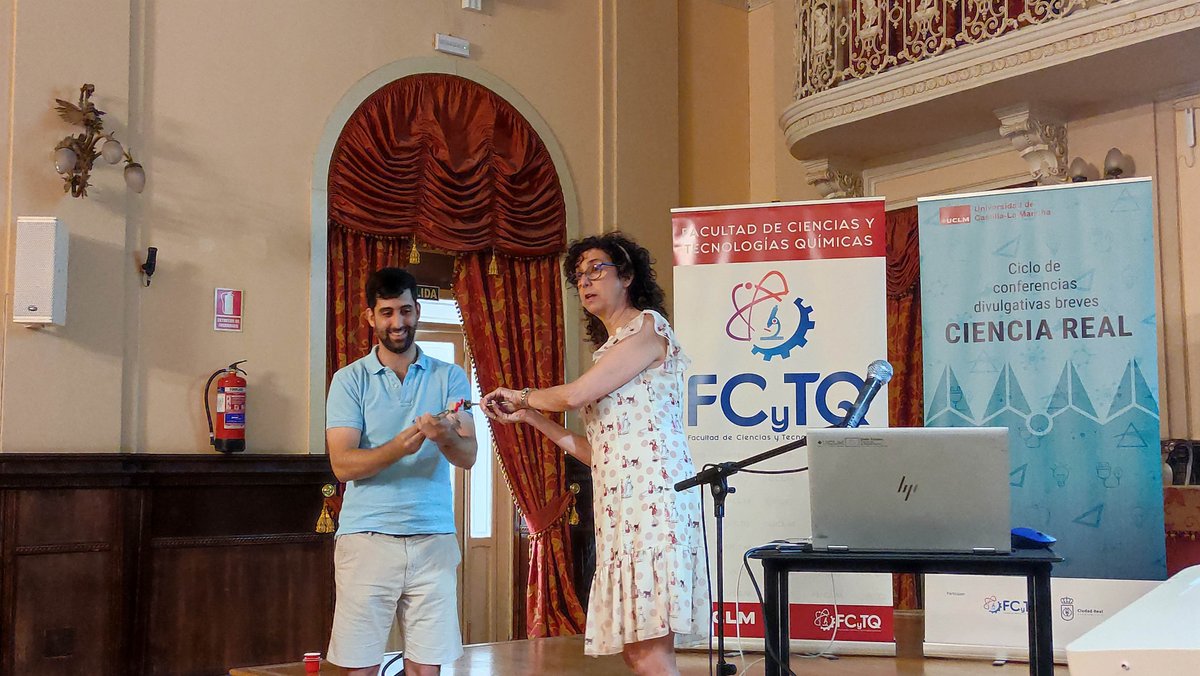 Facultad CyT Químicas (@fctq_uclm) on Twitter photo CIENCIA REAL IV
Última e interesante sesión de conferencias cortas: microplásticos, los colores del hidrógeno y echar las cuentas
<a href="/henar_herrero/">Henar Herrero</a> @uclmdivulga CIENCIA REAL IV
Última e interesante sesión de conferencias cortas: microplásticos, los colores del hidrógeno y echar las cuentas
<a href="/henar_herrero/">Henar Herrero</a> @uclmdivulga