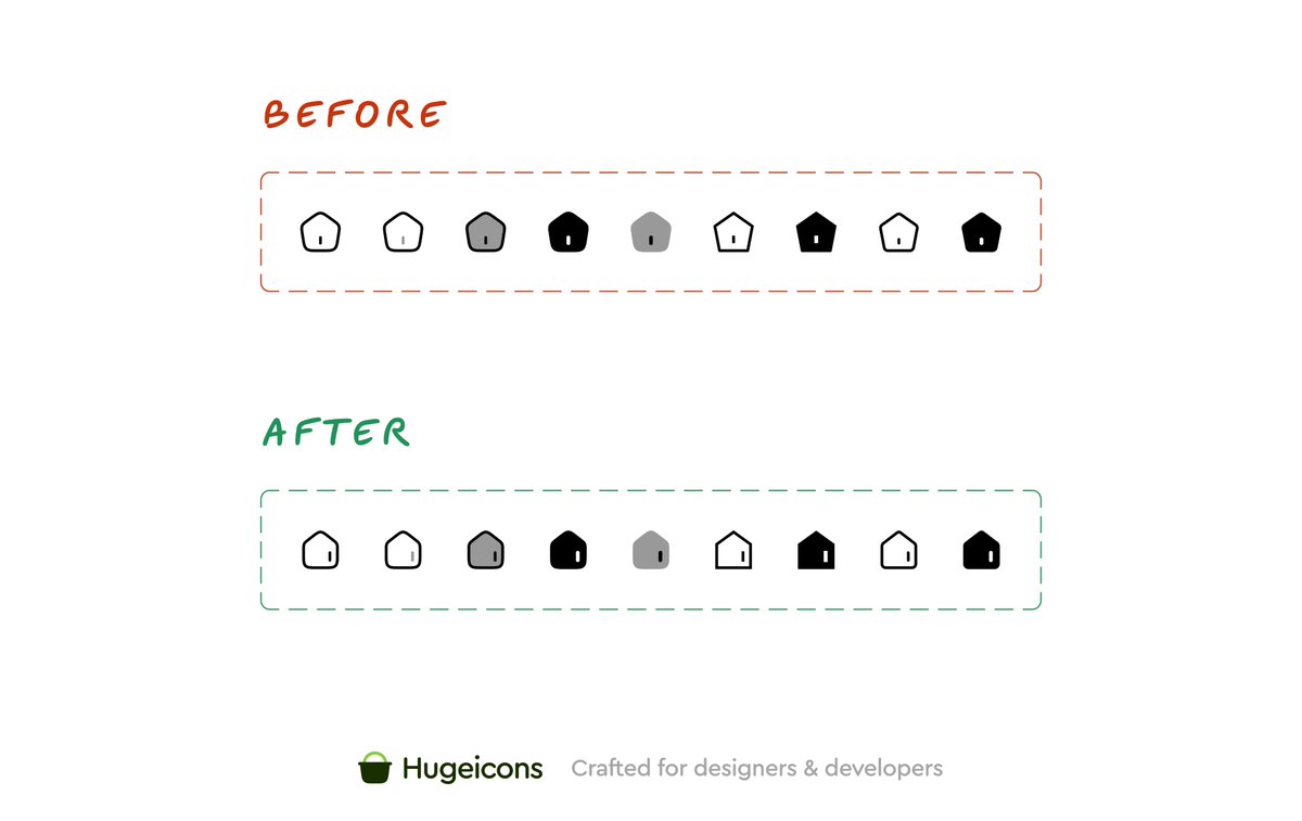 Our icons are the best. Not only because they’re absolutely beautiful, but because we continuously upgrade and try to one up with every iteration.

Considering home icons are one of the most used icons, we designed plenty of them. 

And as we’re upgrading our icons, we just got