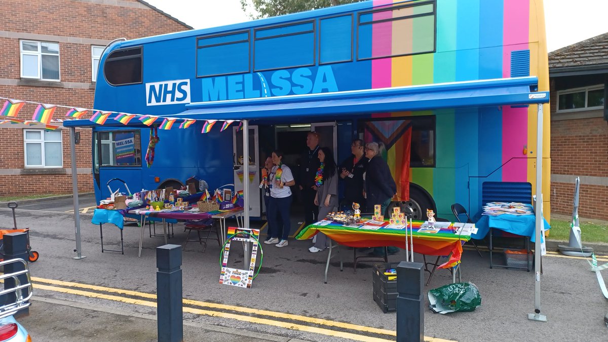 MADEinMelissa's tweet image. #Melissa is supporting @SouthTees with their first of two Pride Events. We're all set and ready to welcome you all. Find us outside Strive, at The James Cook University Hospital
Next event will be Friarage NHS Hospital, on Thursday 12th June 🙂🌈
#getonboard🚌
#pridemonth2025