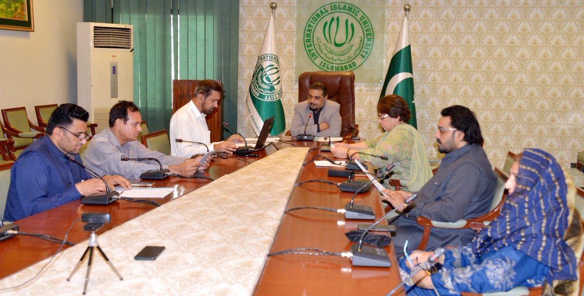 The Office of Research, Innovation, and Commercialization (ORIC) at the International Islamic University Islamabad (IIUI) held a meeting of its Steering Committee presided over by President IIUI, Prof. Dr. Ahmed Shuja Syed.

iiu.edu.pk/72215-2/