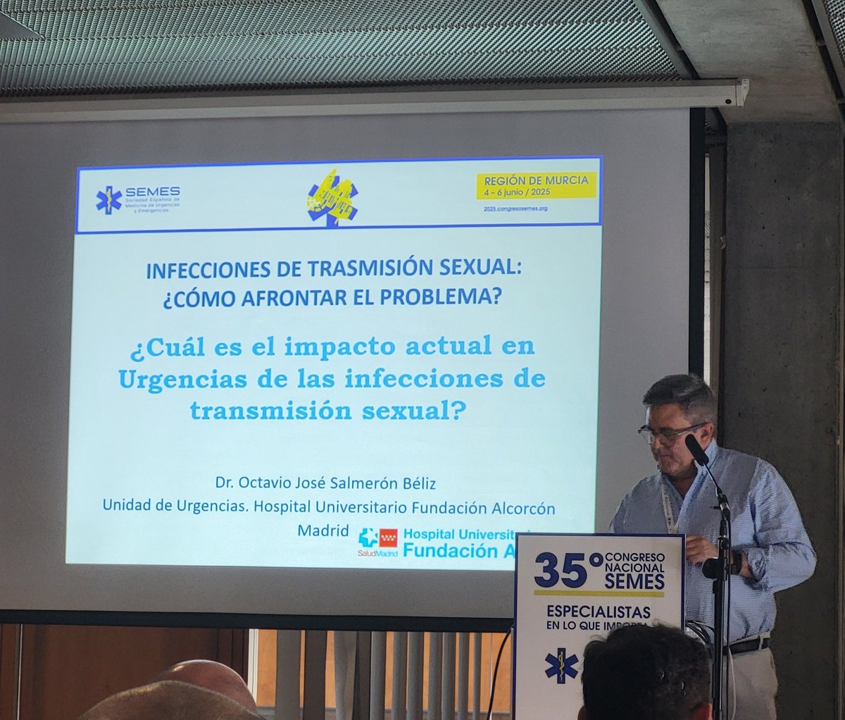 Llenamos la sala hablando sobre ITS.

¿Cuál es el impacto en Urgencias de las infecciones de transmisión sexual? - Dr. Octavio José Salmerón Béliz.

<a href="/SEMES_/">SEMES</a> #SEMES2025