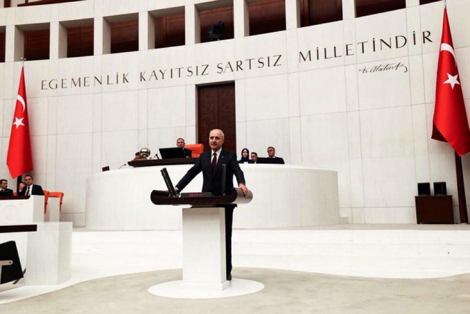 Türkiye Büyük Millet Meclisi (TBMM) Başkanlığı’na yeniden seçilen İstanbul Milletvekilimiz önceki dönem TBMM Başkanımız Prof. Dr. Sayın Numan Kurtulmuş’u tebrik ediyorum. 

Ülkemiz, Milletimiz ve Gazi Meclisimiz için hayırlı olmasını diliyorum. 

<a href="/NumanKurtulmus/">Numan Kurtulmuş</a> 
#TBMM