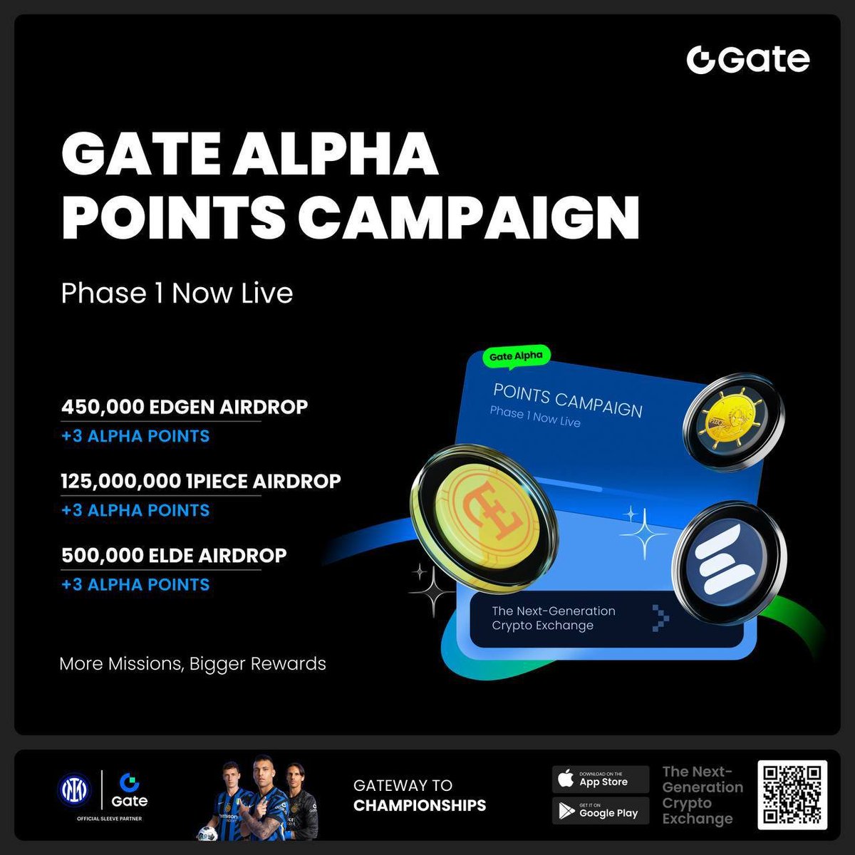 Most point campaigns feel like squid games for degens…

But Gate Alpha?
This one actually respects your time.

✅ No crazy volume race
✅ Tasks make sense
✅ Points come in clean

Been using it like a side quest while trading — easy airdrop play.
If you haven’t touched it yet,