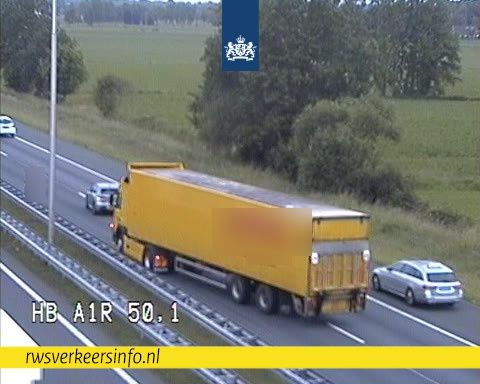 Wegafsluiting door ongeval op A1 bij Hoevelaken
