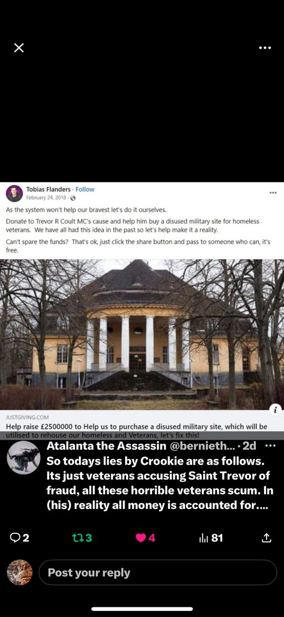 rstrok71's tweet photo. After these- I am shocked that Trevor Coult would show his face anywhere near veterans events. Is that why he needs his friend Charlie who is just as culpable in the #scamvan ? https://t.co/J6qg0Rd3it
