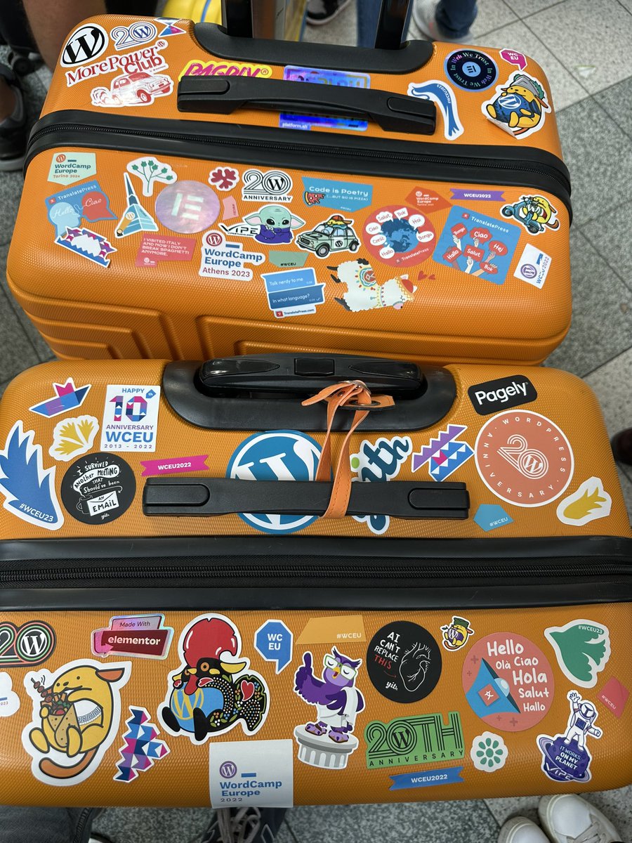 adispiac's tweet image. Guess where these two are heading 😉 Pass by @TranslatePress booth tomorrow and find out what’s inside 🎁 #WCEU2025 @WCEurope