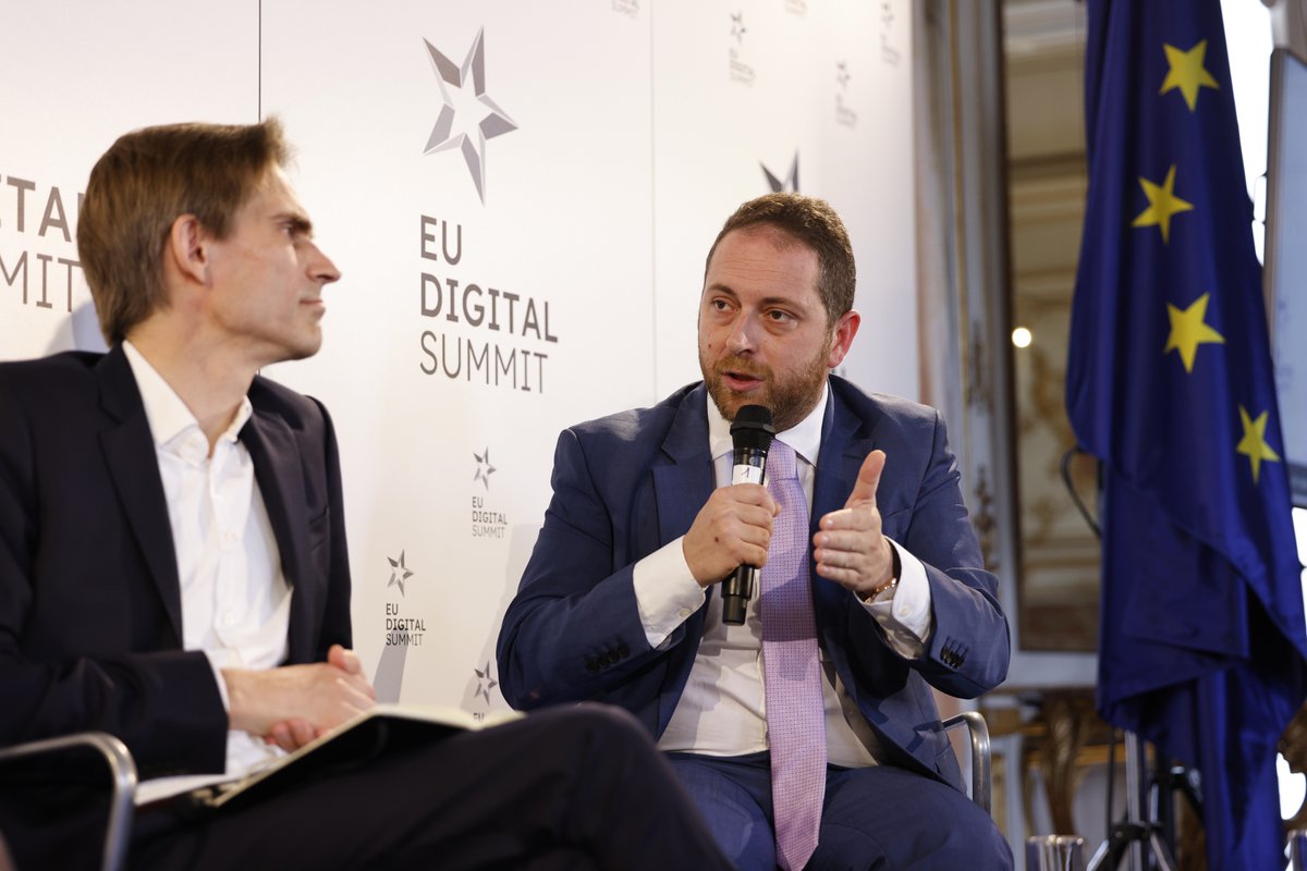 European Business Summits (@ebsummiteurope) on Twitter photo Kicking off the panel "Is the Capital Market Union the key to financing Europe’s digital future?", moderated by <a href="/BrusselsGeek/">Jen Baker</a>, <a href="/alexagiussaliba/">Alex Agius Saliba</a> (<a href="/Europarl_EN/">European Parliament</a>) sets the tone:
💬 “It's really important to be more flexible when it comes to state aid rules.”
⚠️ Europe is still Kicking off the panel "Is the Capital Market Union the key to financing Europe’s digital future?", moderated by <a href="/BrusselsGeek/">Jen Baker</a>, <a href="/alexagiussaliba/">Alex Agius Saliba</a> (<a href="/Europarl_EN/">European Parliament</a>) sets the tone:
💬 “It's really important to be more flexible when it comes to state aid rules.”
⚠️ Europe is still