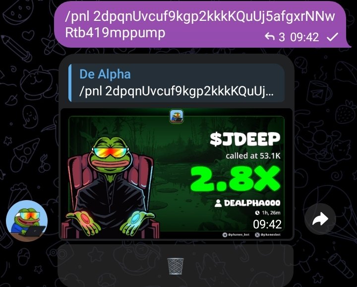 DeAlpha000's tweet photo. After my public call on $JDEEP token , the $JDEEP token has gone up to over 2x🚀 MC.
#JDEEP https://t.co/N7pzpLo9Ap