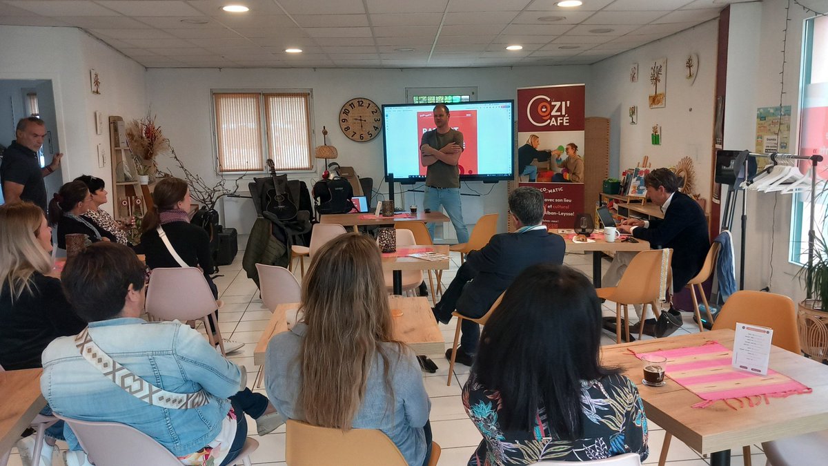 Caisse d'allocations familiales de la Savoie (@caf73_actus) on Twitter photo <a href="/Caf73_actus/">Caisse d'allocations familiales de la Savoie</a> sur le terrain.
Visite du Cozi'café à Saint Alban Leysse.
🤝Un café associatif ouvert à tous qui vise à favoriser l’inclusion des personnes en situation de handicap.
#inclusion #handicap
En savoir plus : zicomatic.net/le-cozi-cafe/ <a href="/Caf73_actus/">Caisse d'allocations familiales de la Savoie</a> sur le terrain.
Visite du Cozi'café à Saint Alban Leysse.
🤝Un café associatif ouvert à tous qui vise à favoriser l’inclusion des personnes en situation de handicap.
#inclusion #handicap
En savoir plus : zicomatic.net/le-cozi-cafe/