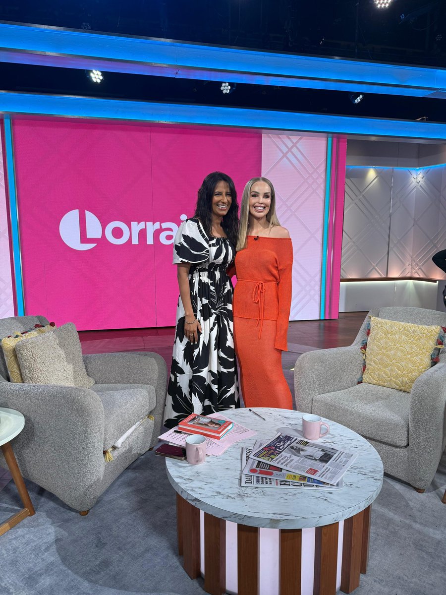 Starting publication day off strong with <a href="/ranvir01/">ranvir singh</a> on <a href="/lorraine/">Lorraine</a> 🧡 can’t wait for you all to get your copies!