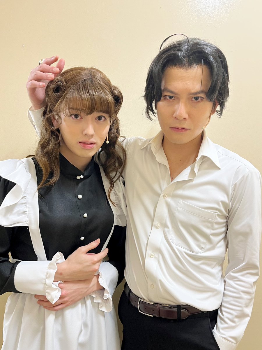 hiraryo0520's tweet image. 本日も
#モリミュ
ありがとうございました。
お天気いいねぇ。
今日は崚行が来た。からフレッドと撮ろうと思ったけど、変装してた。