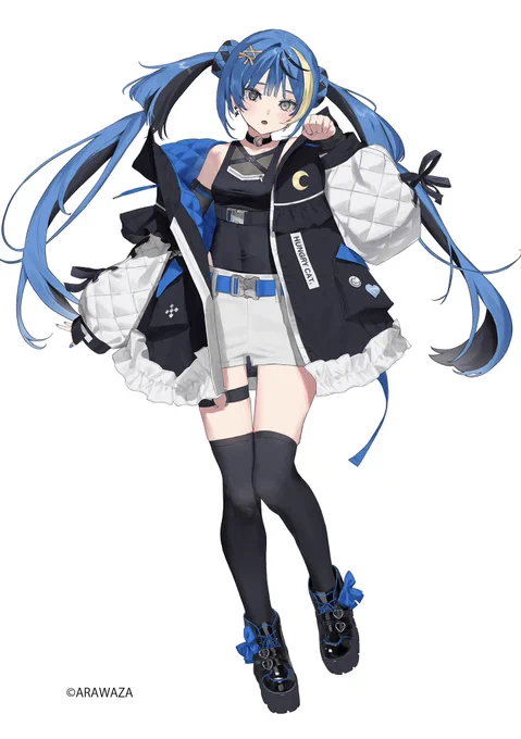 この度Vtuber事務所ARAWAZA所属の月草かなで( )ちゃんのお姿担当させていただきました!