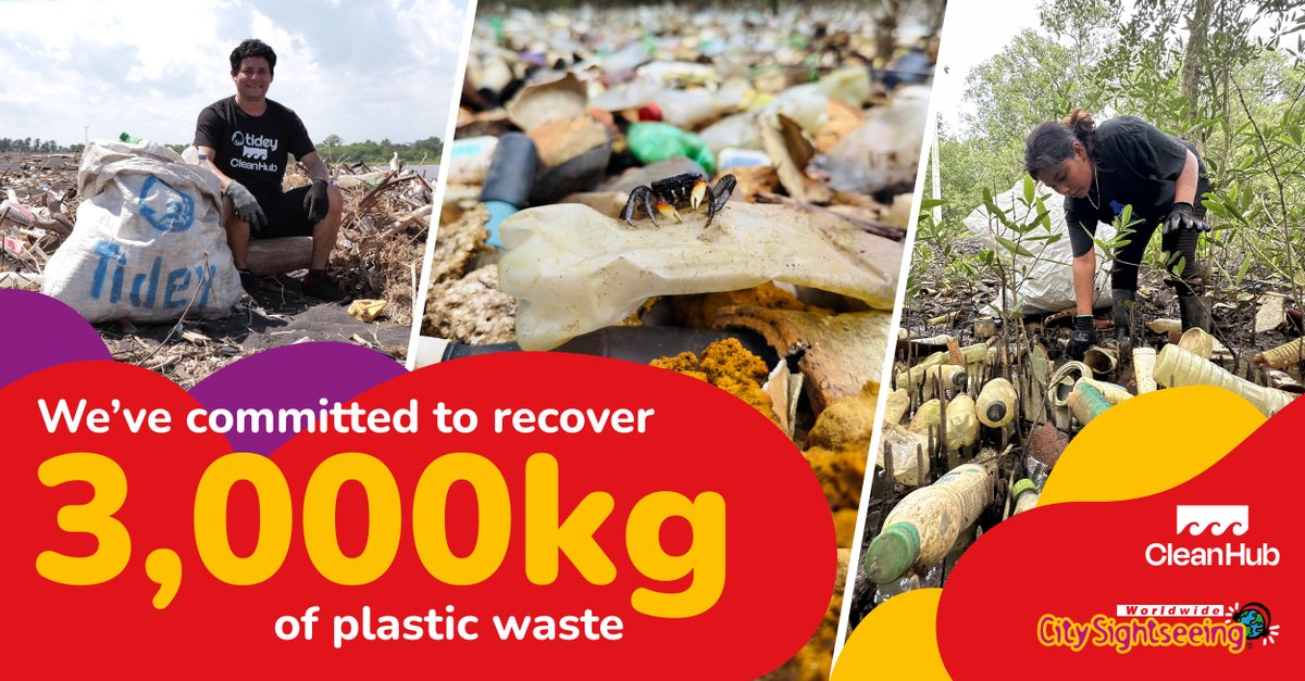 🌊 We’re proud to support Clean Hub in stopping plastic from reaching our oceans. Since Nov 2024, we’ve pledged to recover 3,000 kg—and we’re halfway there! 💪Every kilo counts. Follow our journey: cleanhub.com/impact-report/…
#WorldOceansDay #CitySightseeingCares #PlasticNeutral+