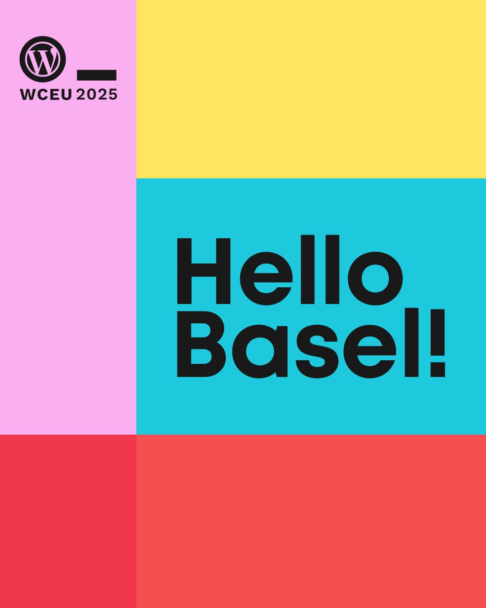 nevmagr's tweet image. ✈️ Nevma has landed in Basel for #WCEU2025!
Three days of 💡 inspiration, 💻 technology, 🤝 community & 🎨 creativity lie ahead.
Let’s connect, exchange ideas & build together.
👀 Follow for live updates & insights.
#NevmaAtWCEU #WordCampEurope