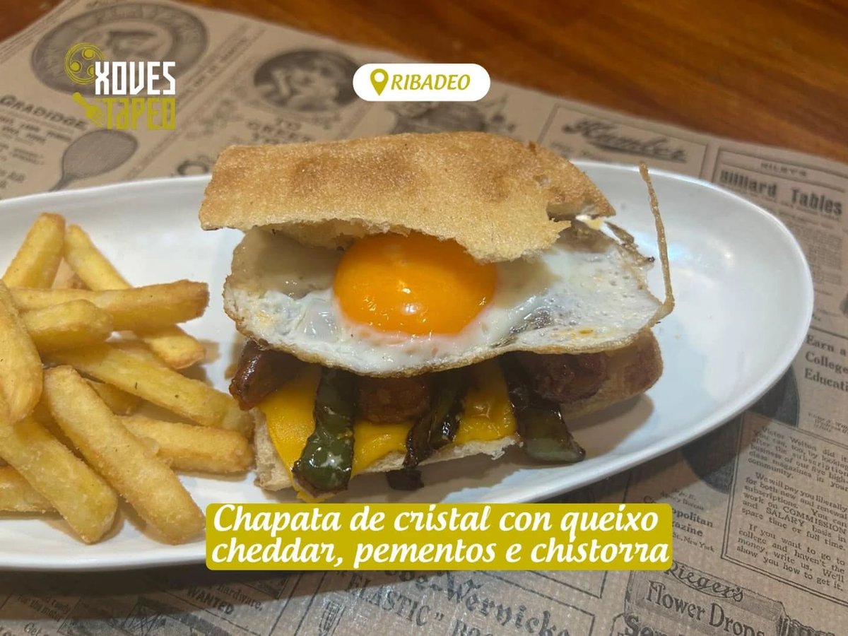 Hoxe volve ser #XovesdeTapeo en #Galipizza #Ribadeo

🍕 Galipizza de tenreira encebolada

🍴 Chapata de cristal con queixo Chédar, pementos e chistorra

Galipizzeamos??

#XentedeBoDente #madeinGalicia #Galicia #Galipizza #Galipizzear #Galipizzeando

*Prezo tapa: 3,50€