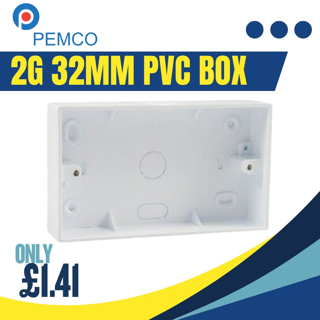 meteorelec's tweet image. 🛠️ BACK BOXES FOR EVERY JOB – FROM JUST 34p!

🔩 Steel, PVC &amp;amp; Side Fixing Options
📏 1 Gang, 2 Gang, 3 Gang – 25mm, 35mm, 40mm, 47mm

📦 Fast UK delivery🚛 
👉 Shop now: bit.ly/4kARELP

#MeteorElectrical #BackBox #Deals #TradeTools  #Electrical #Trade #Tools #Electrician
