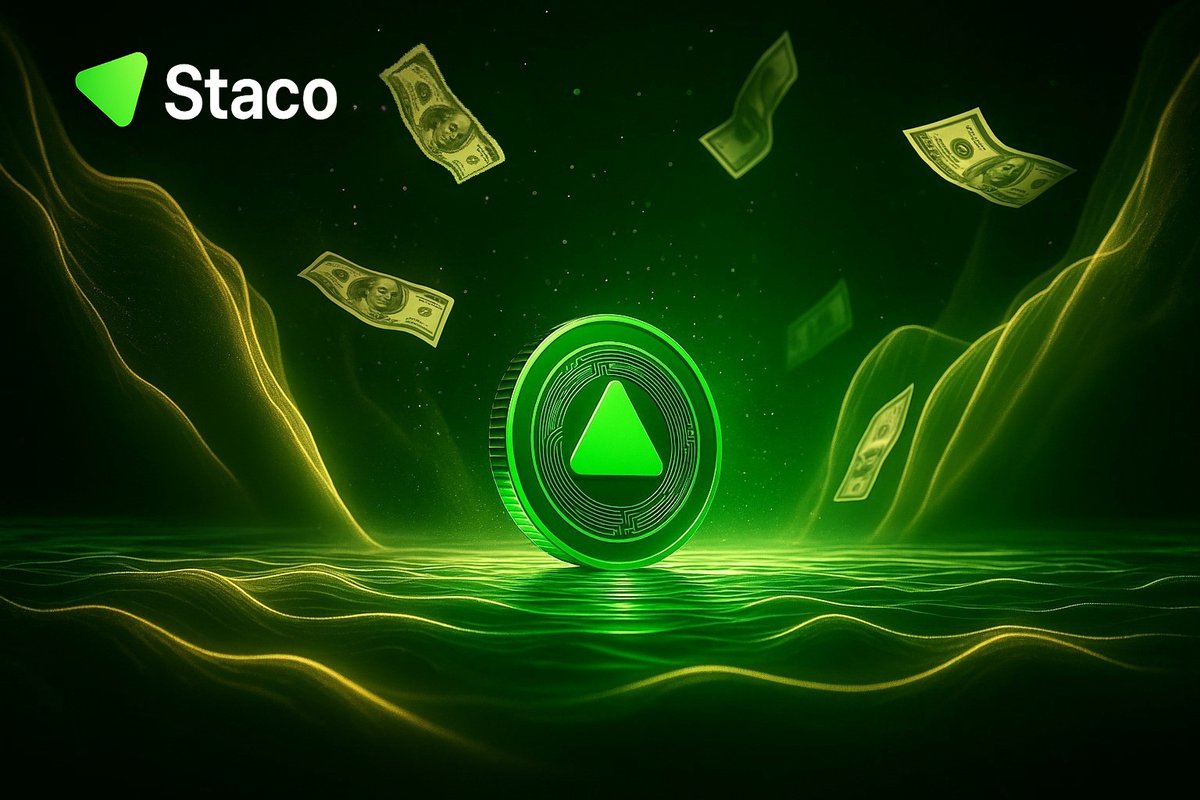 Let your crypto flow like money.

With $Staco, staking isn’t just secure - it’s rewarding.
No middlemen. Just real yield.

Start earning now 👉 stacochain.com

#Staco #CryptoStaking #DeFi