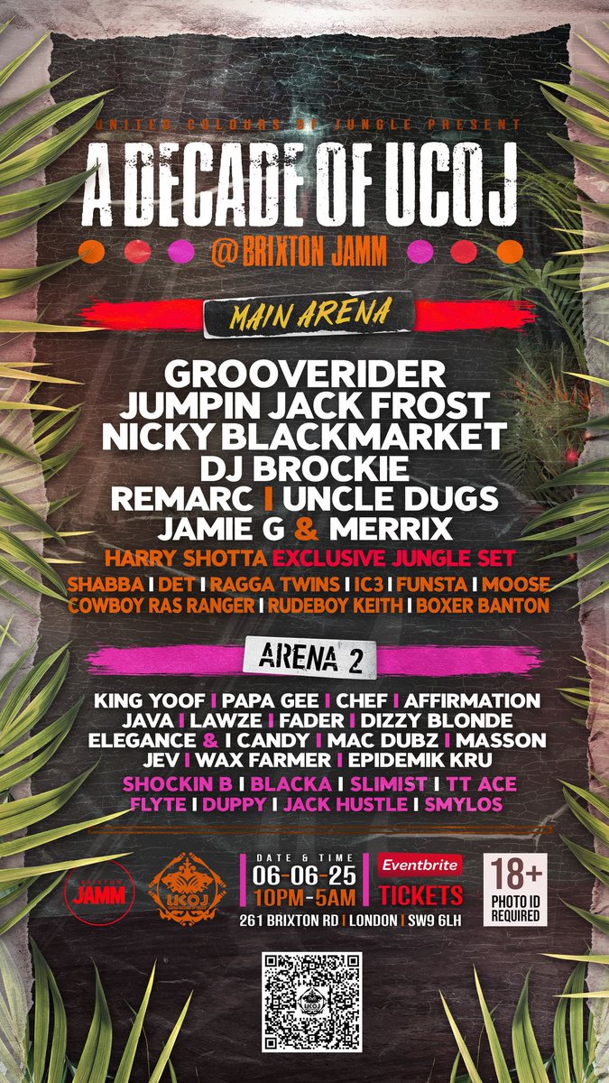 &gt;&gt;&gt; TOMORROW &lt;&lt;&lt;

All roads lead to Brixton jam 🫡
